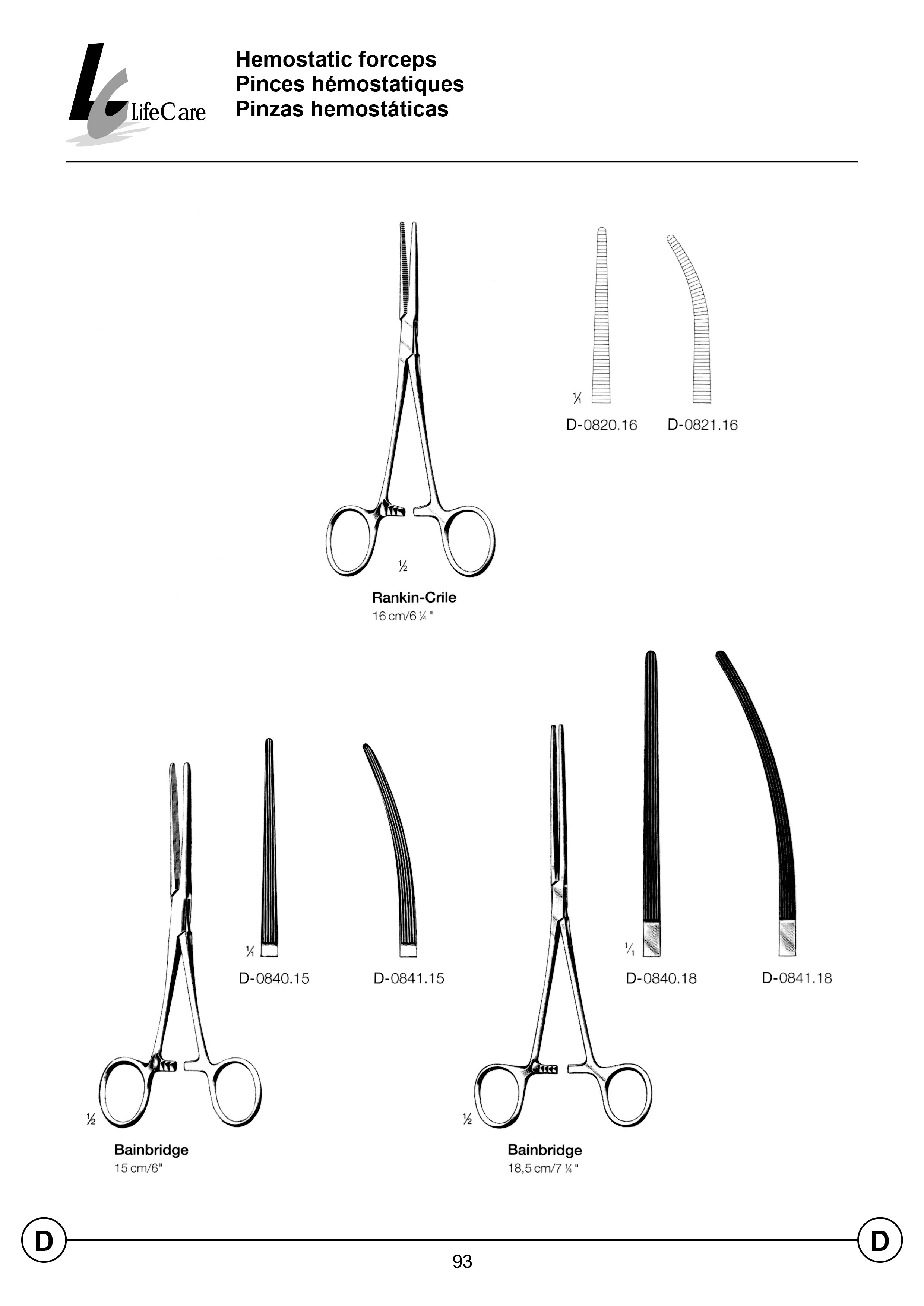 LifeCare | Hemostatic Forceps