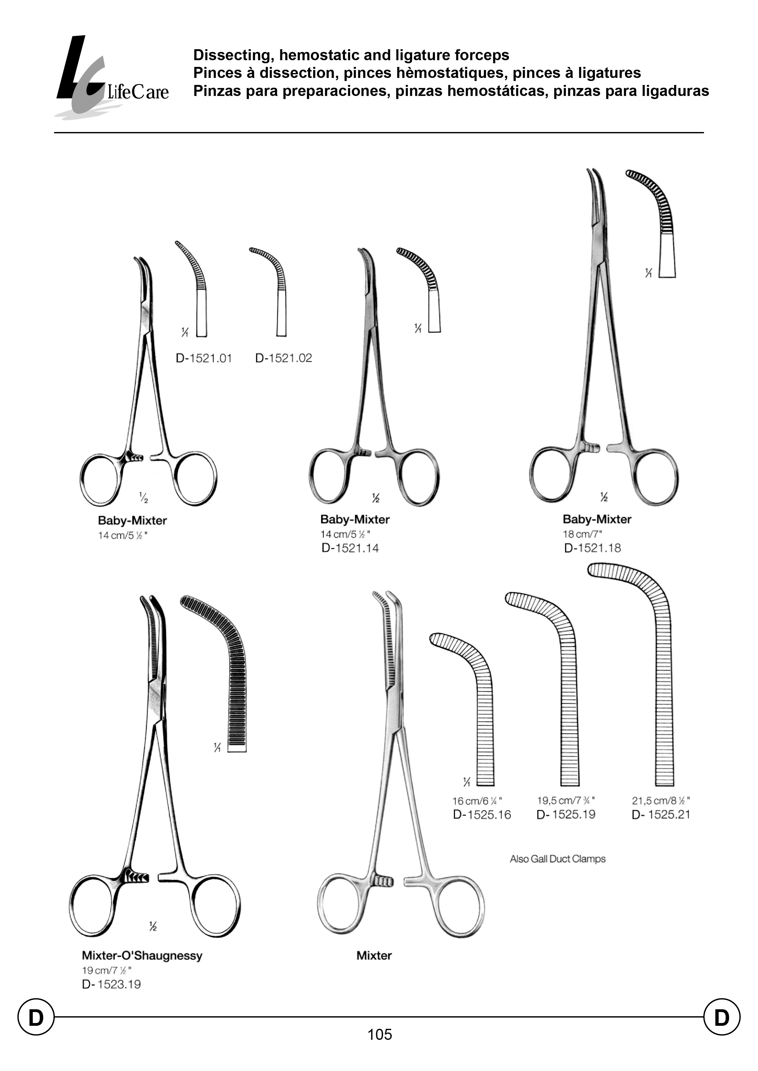 LifeCare | General surgical instruments