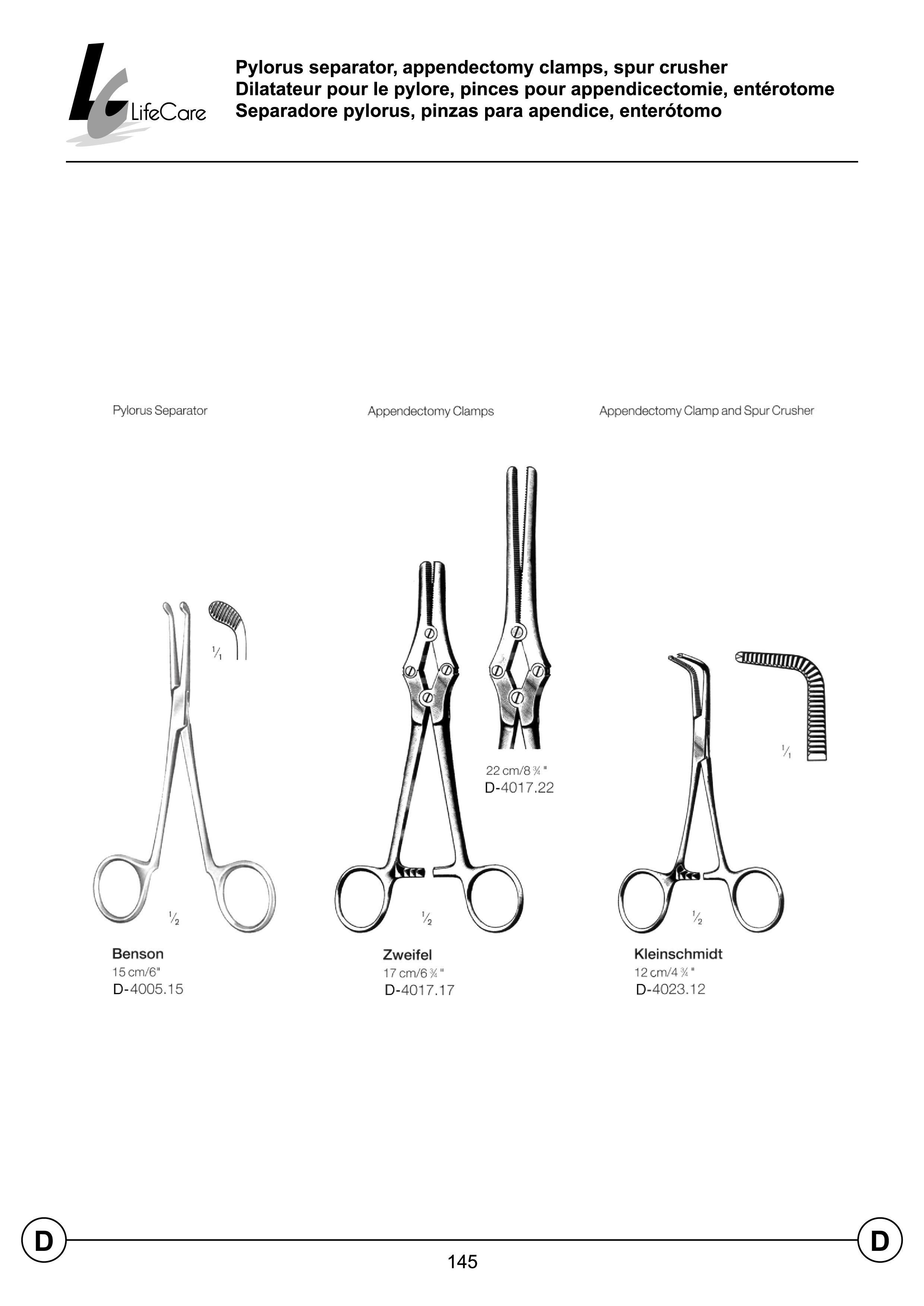 LifeCare | General surgical instruments