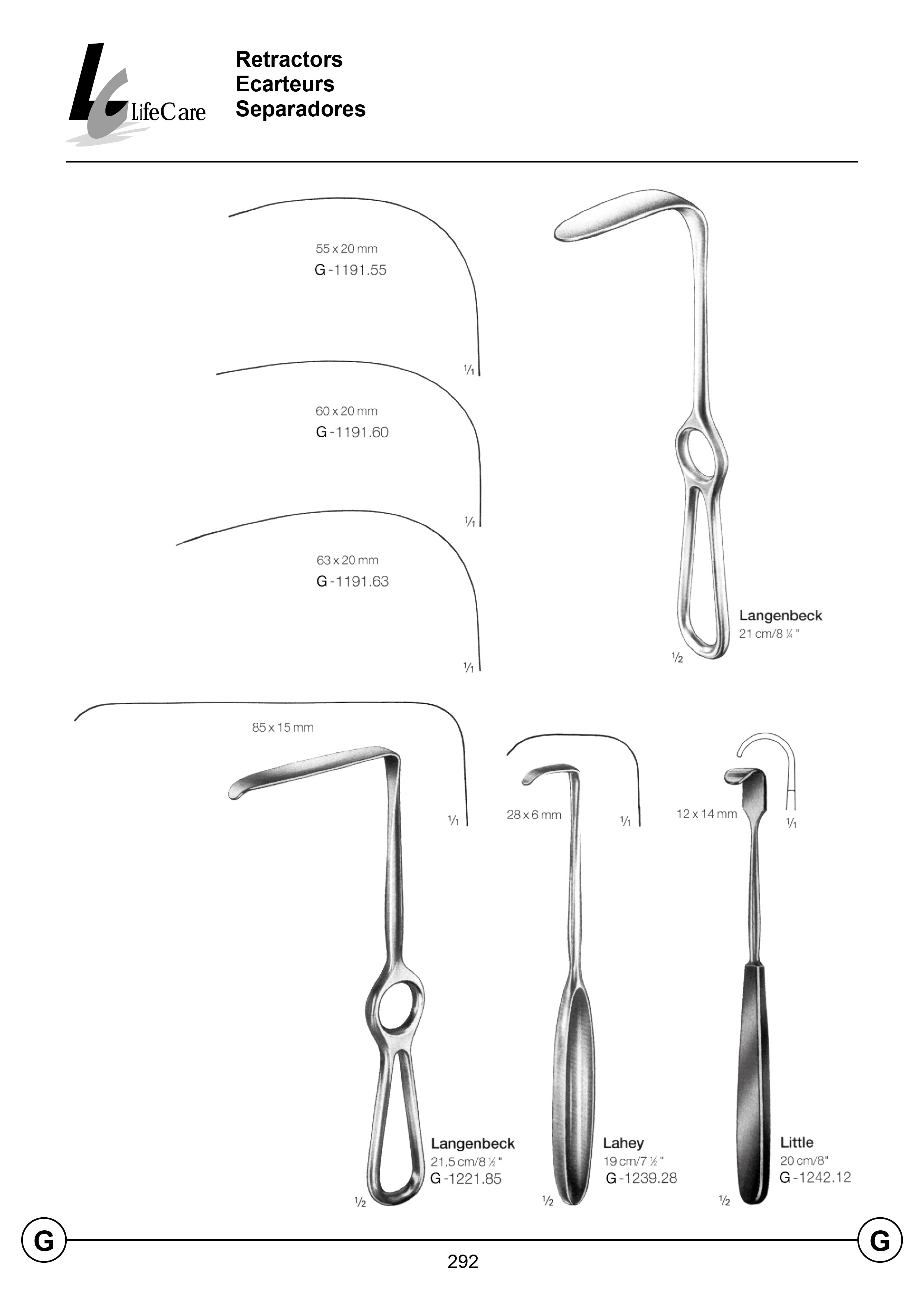 LifeCare | Right angled retractor