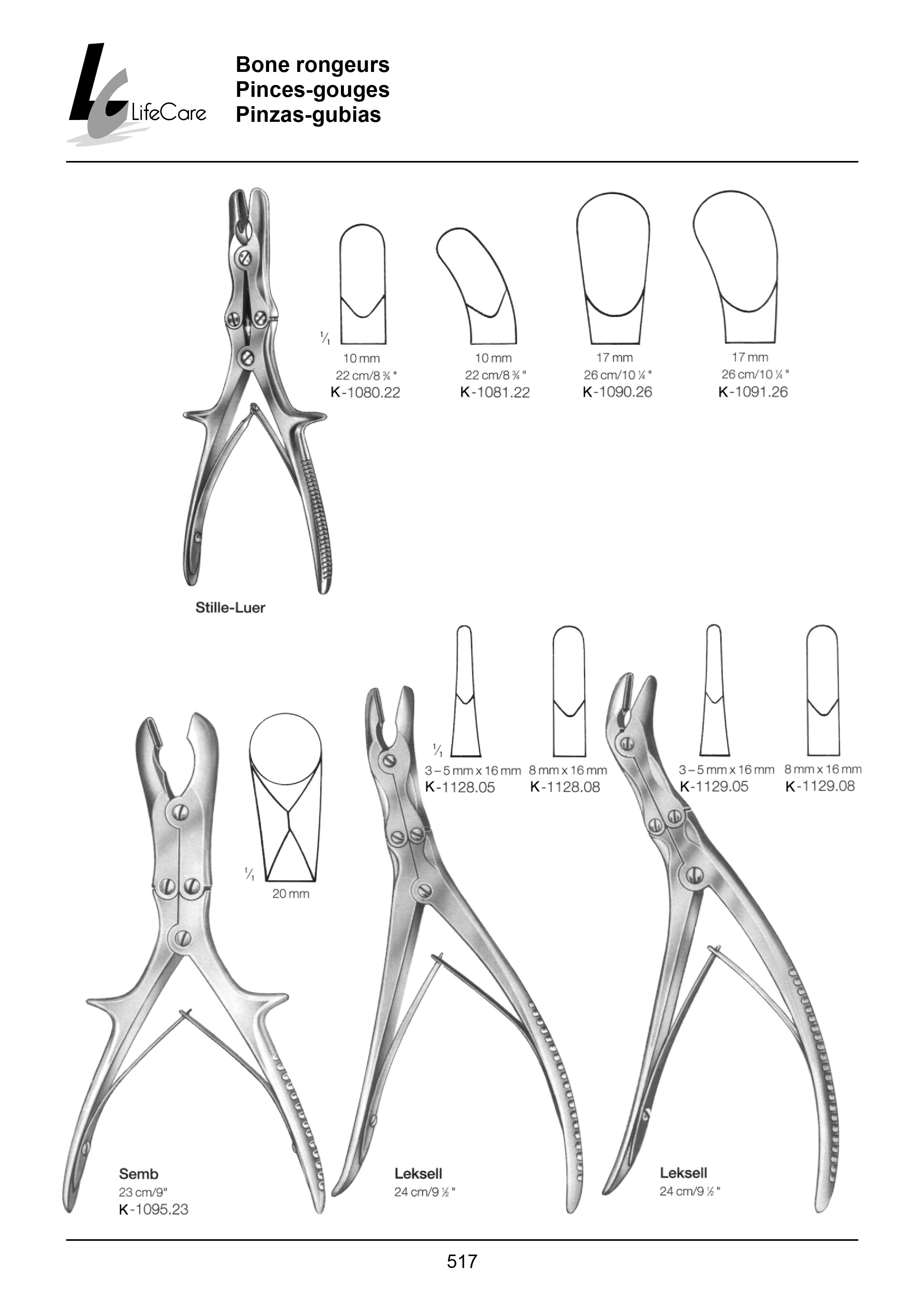 LifeCare | Bone Rongeurs