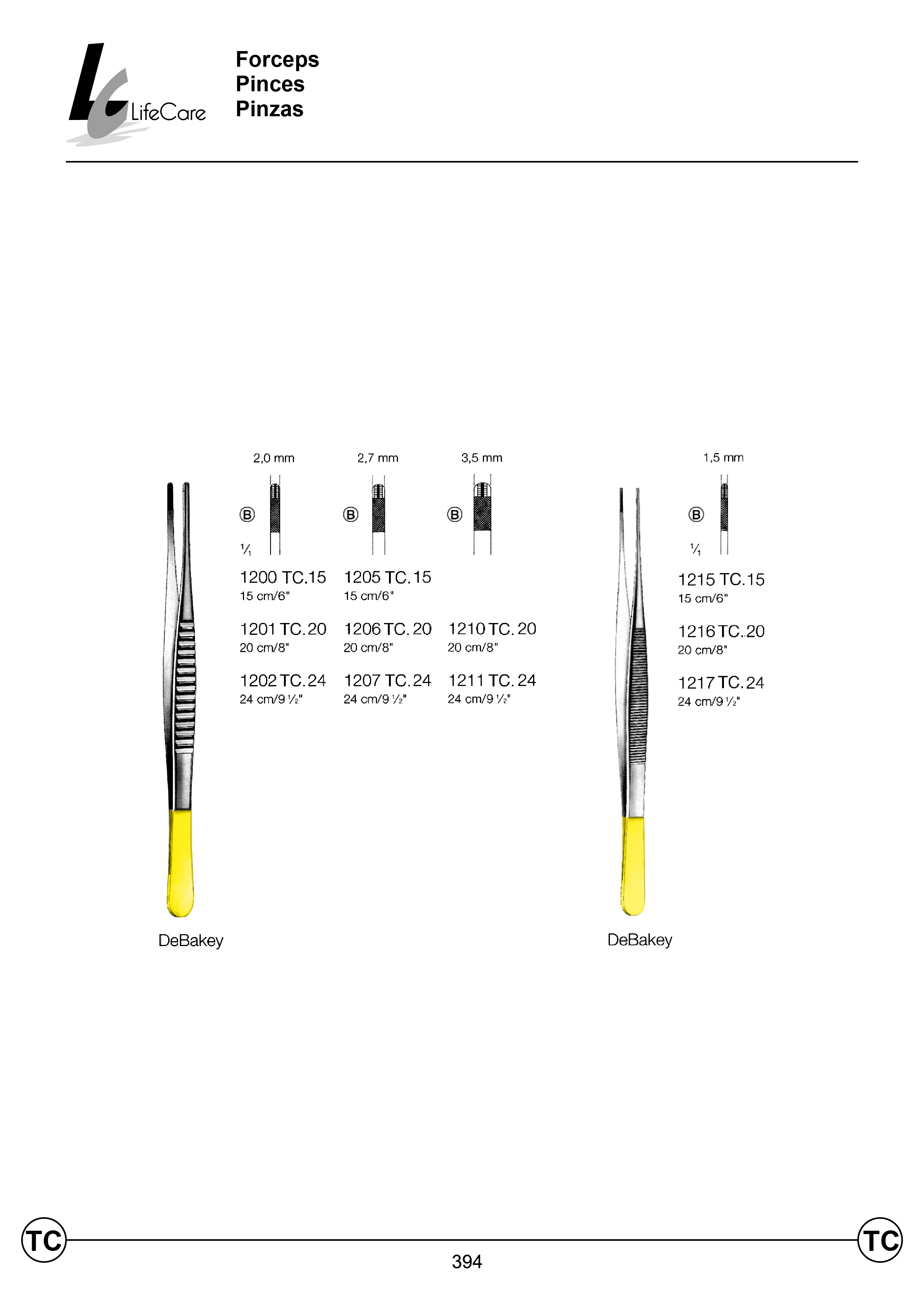 LifeCare | Debakey Forceps