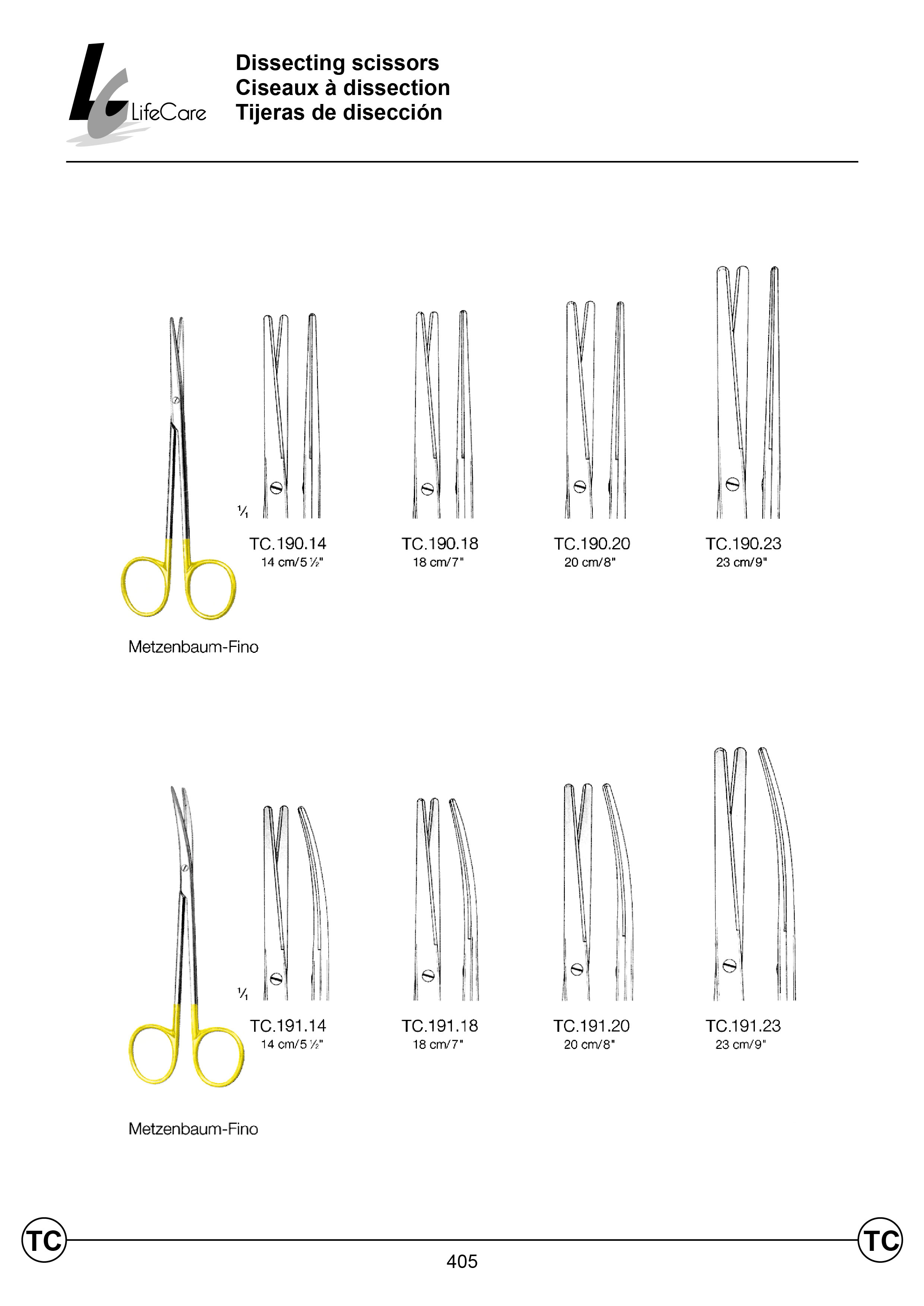 LifeCare | Dissecting Scissors - Cardiovascular
