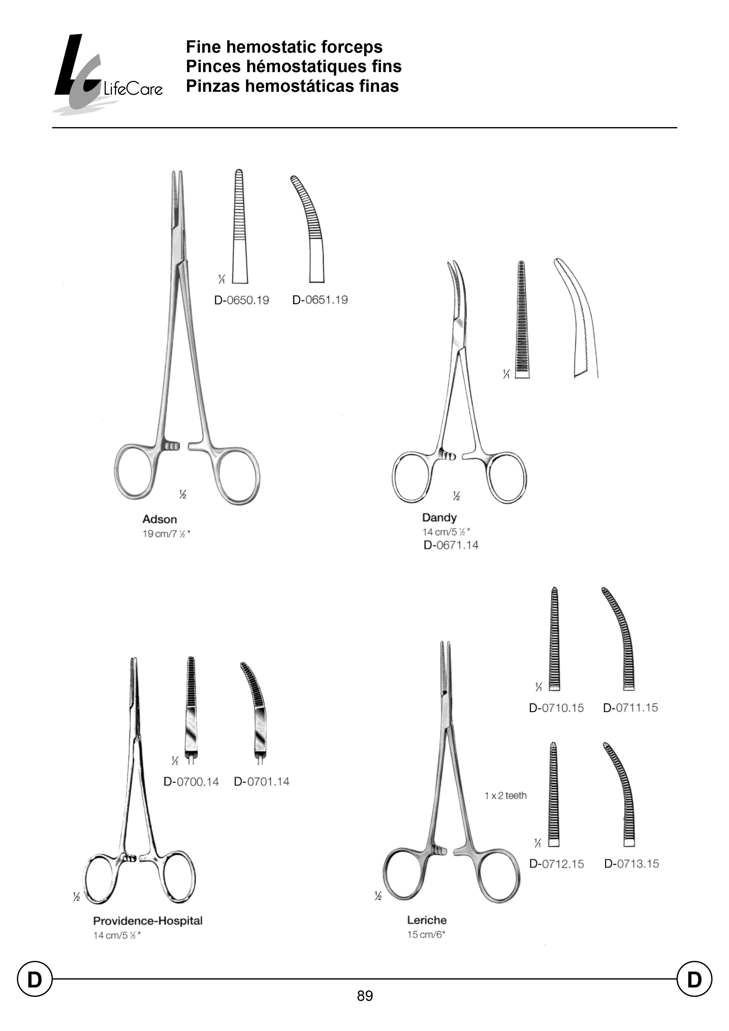 LifeCare | Hemostatic Forceps - ENT