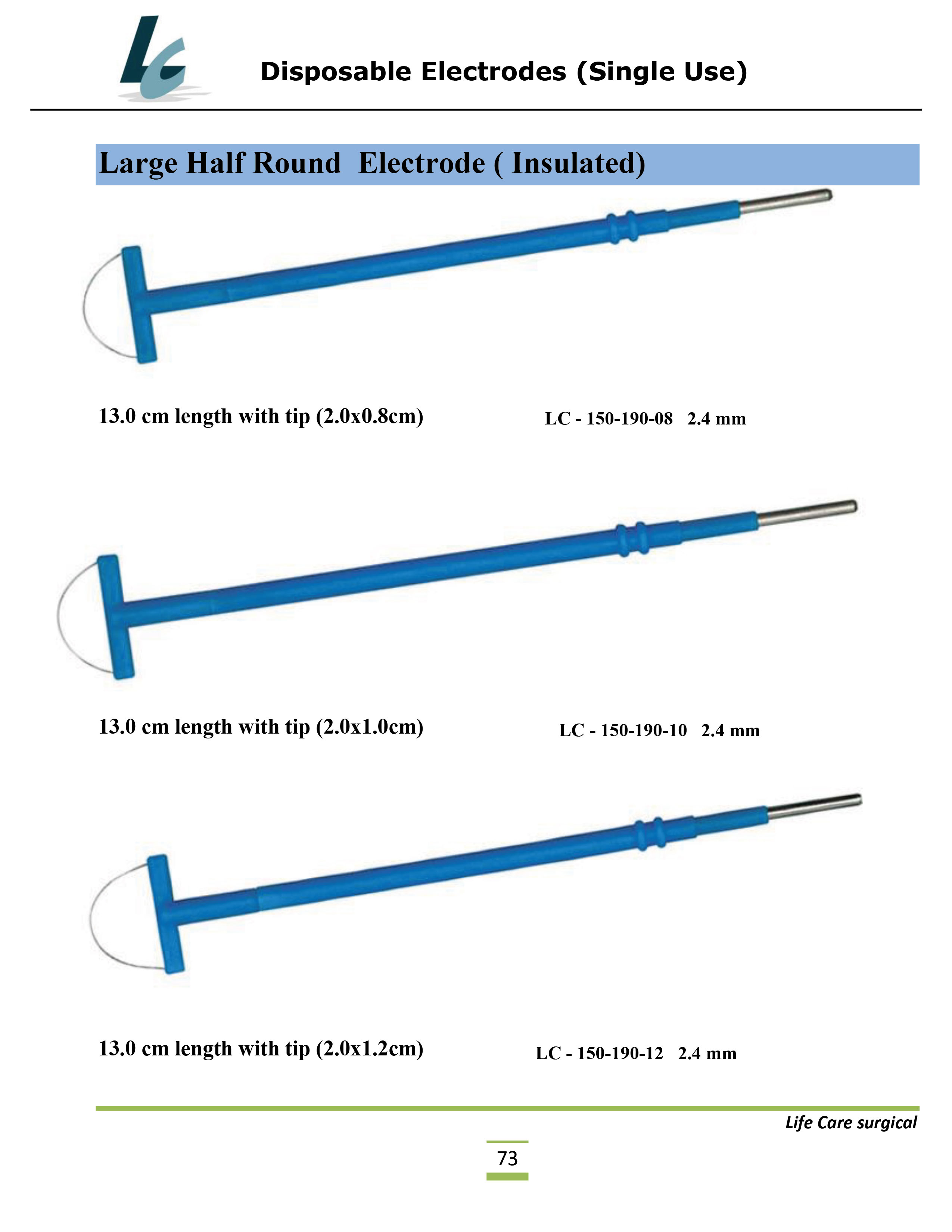 LifeCare | Disposable electrodes (Single Use)
