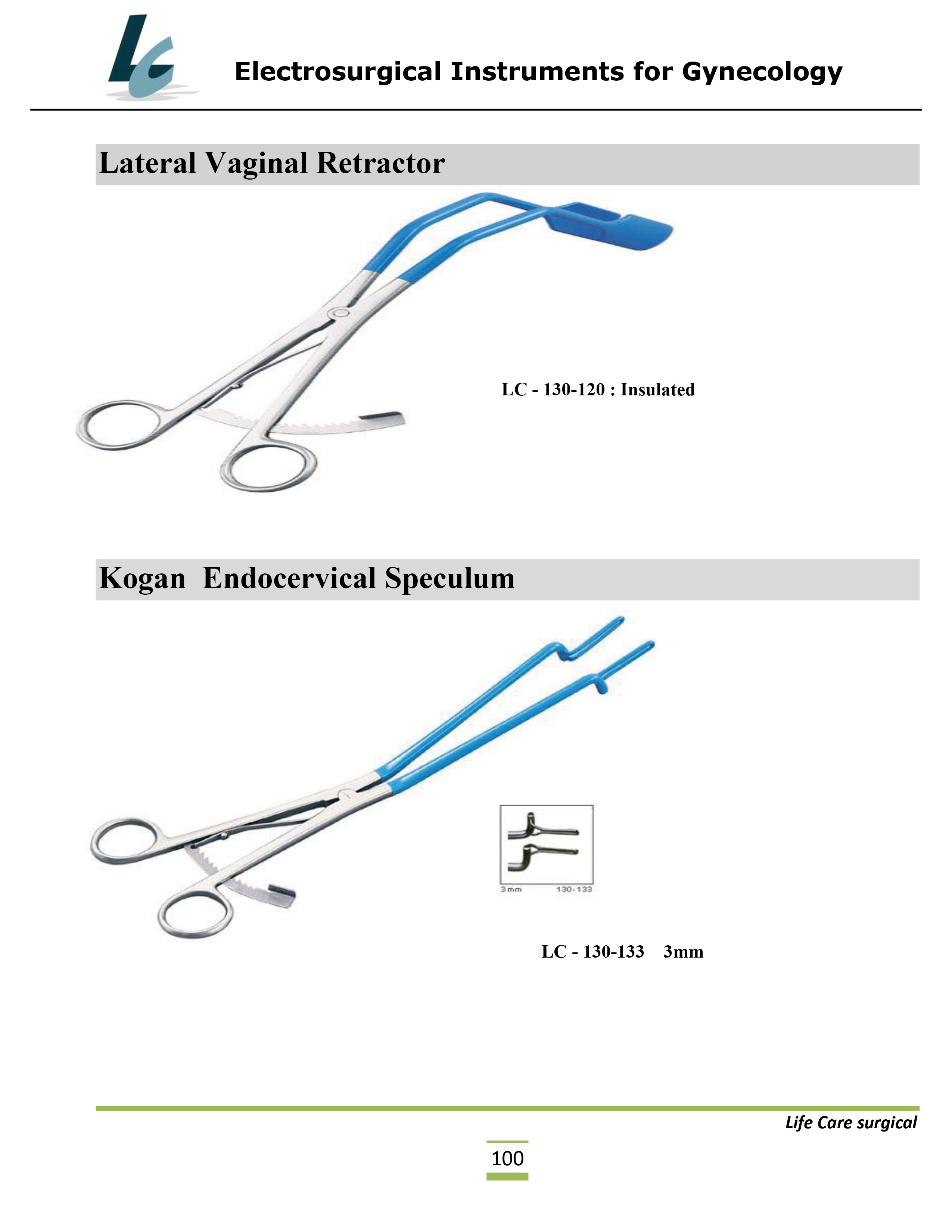 LifeCare | Electrosurgical Instruments for Gynecology